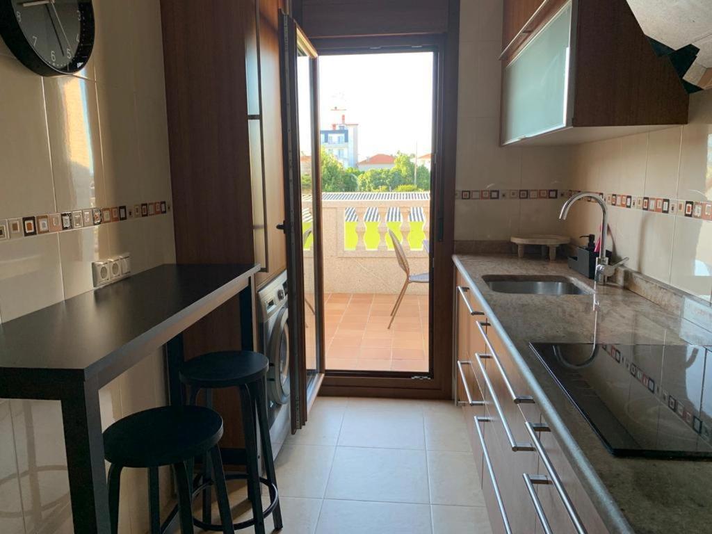 "Sanxenxo Holidays" Atico Con Garaje, Barbacoa Y Piscina A 5 Min Del Centro מראה חיצוני תמונה