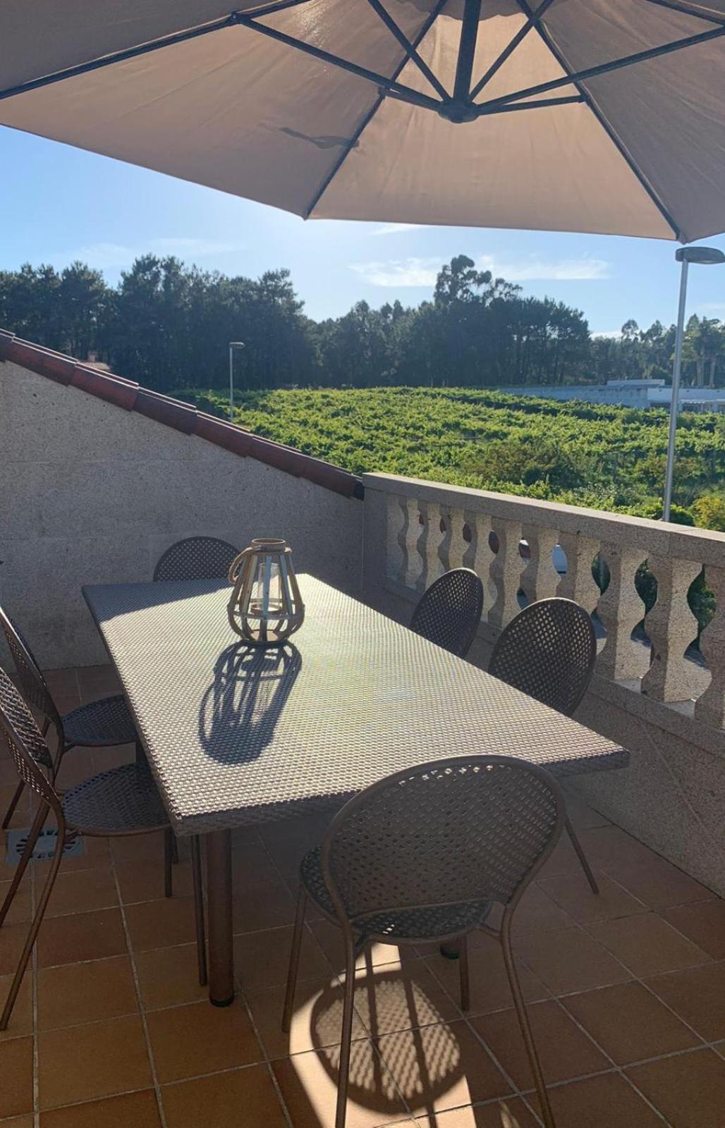 "Sanxenxo Holidays" Atico Con Garaje, Barbacoa Y Piscina A 5 Min Del Centro מראה חיצוני תמונה